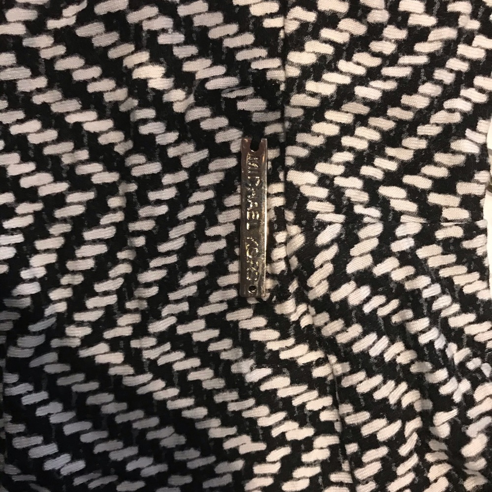 Michael Kors Black/White  Size S cowl neck.
